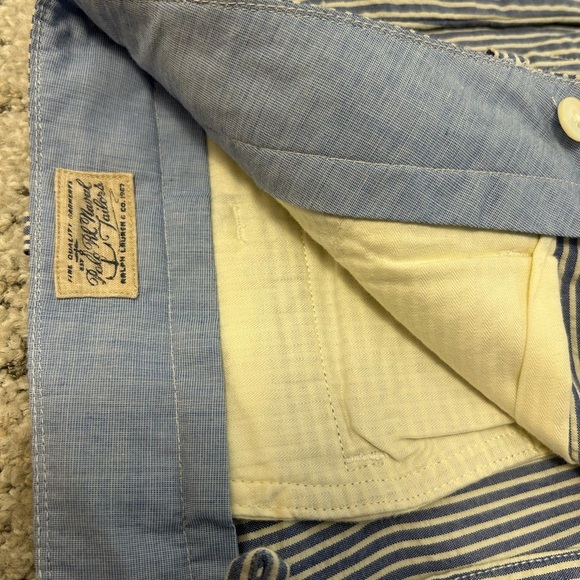 Polo Ralph Lauren 32/32 EUC!!! Striped Blue and White sear suckers, deck pants - Picture 10 of 14